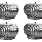 Kit 4 Exaustor Eólico Mobi 24 Polegadas Completo S/juros