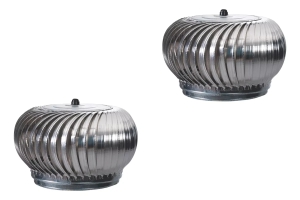 Kit 2 Exaustor Eólico Mobi 24 Polegadas Completo + Regulador