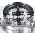 Exaustor Eólico Mobi 17 Polegadas Completo Regulador+vedação