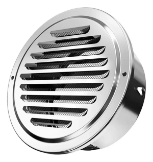 Grelha De Inox Acabamento P/ Exaustor Coifa Ventilação 150mm